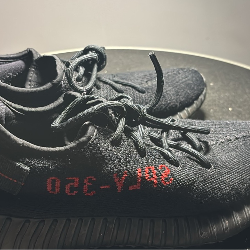 Yeezy Black and Red 350 V2
